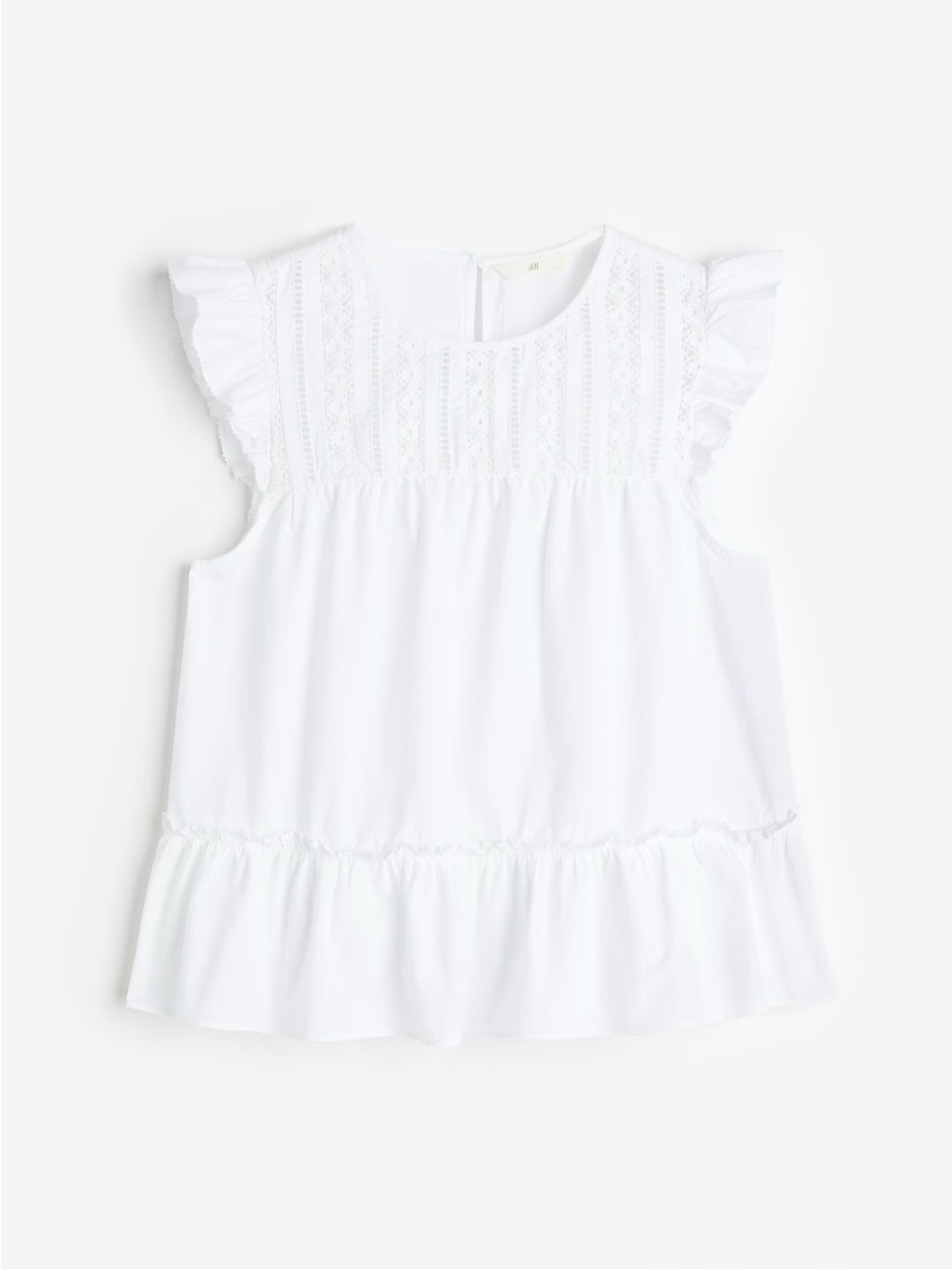 H&M Flutter-Sleeved Top